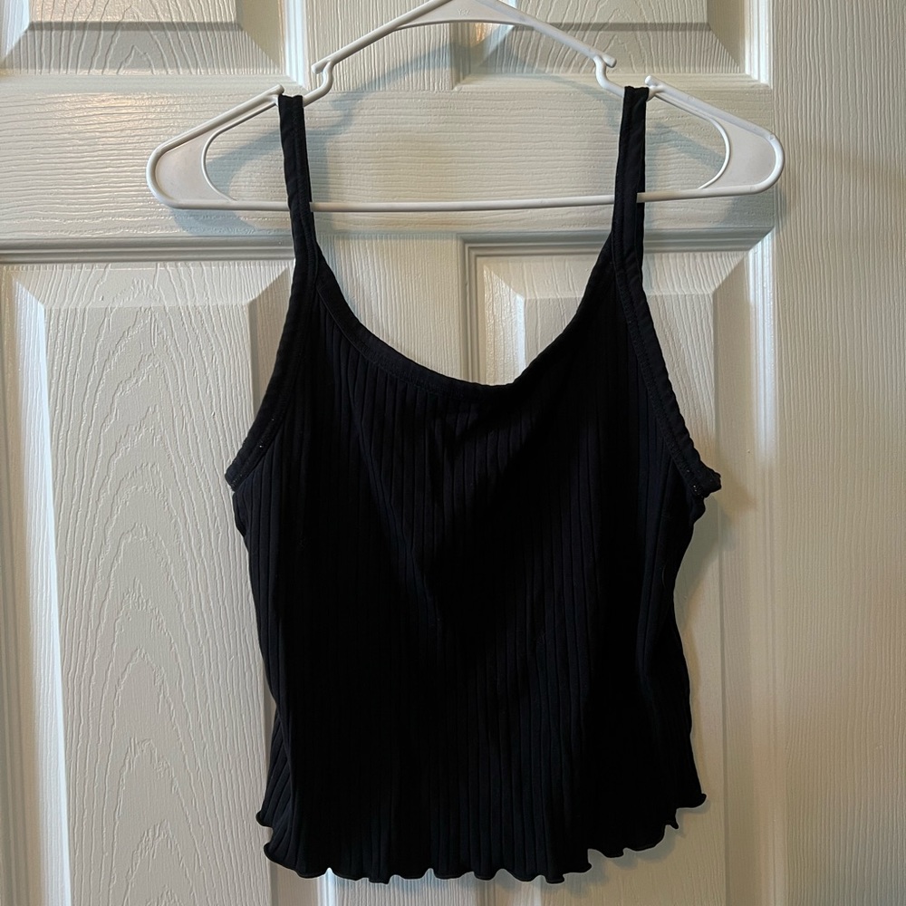 Old Navy black crop tank